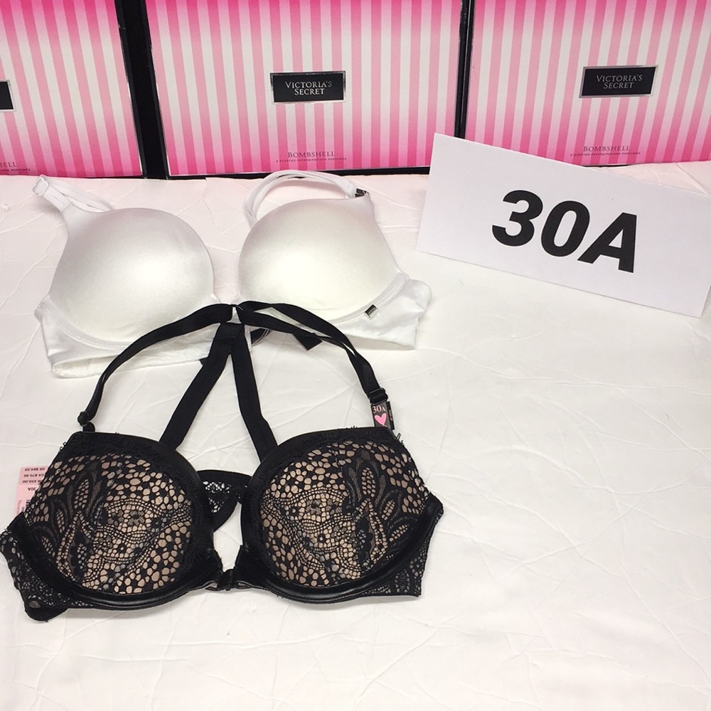 NWT Bundle Victoria Secret pushup Bra 30A